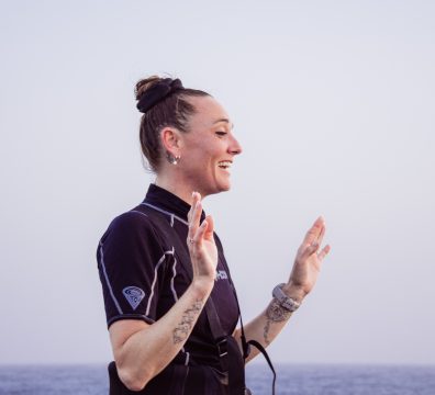 Instructrice SII Guide plongée Lanzarote CalimaDiving groupe restreint